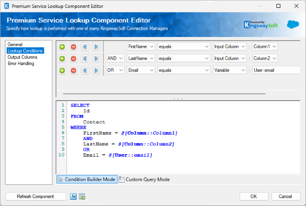 PSL - Salesforce - Condition Builder Mode